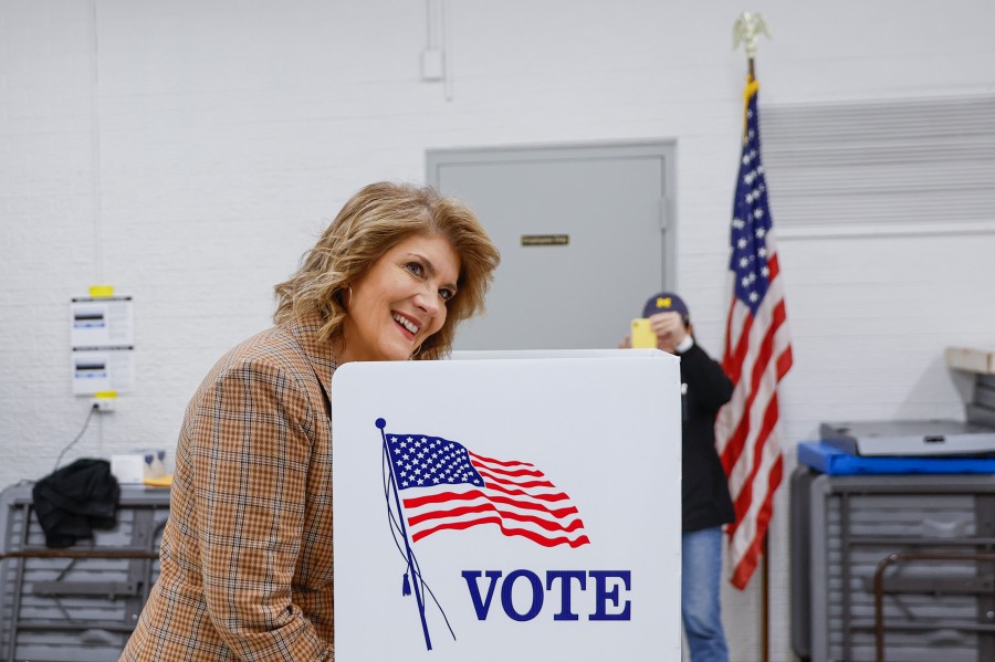 Kathy Salvi voting