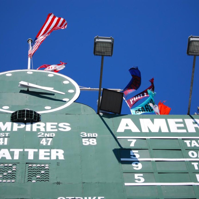 Wrigley Field's historic scoreboard has seen it all