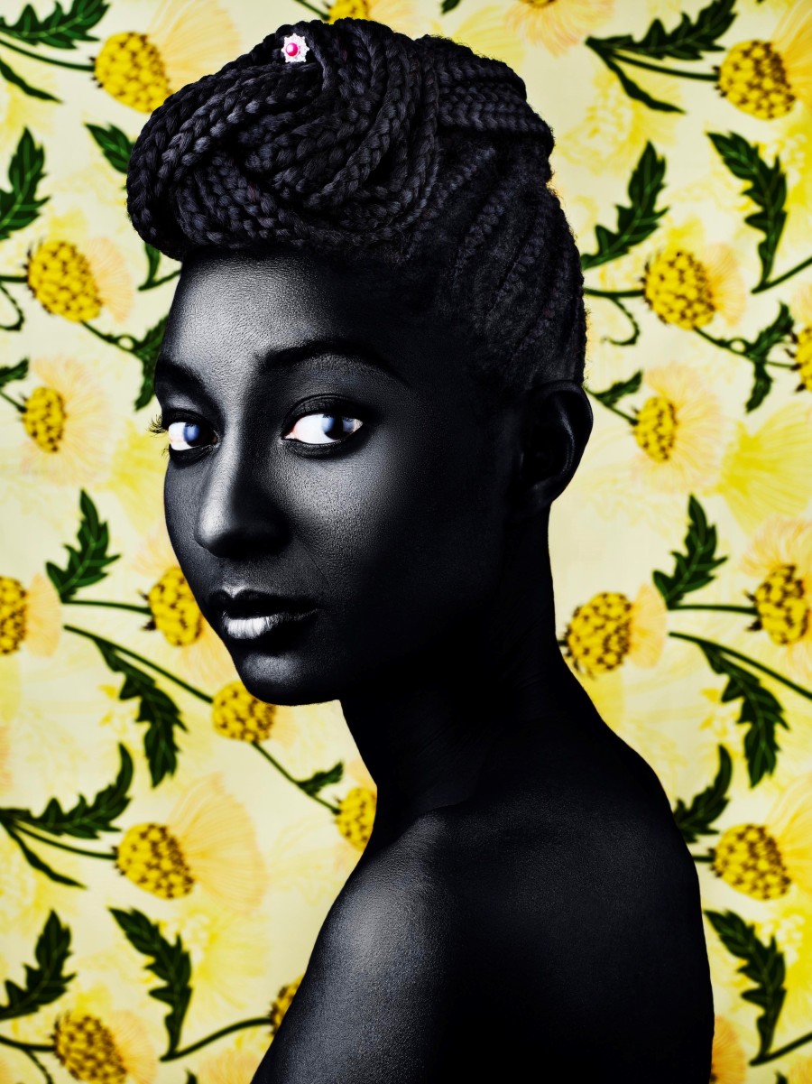 Sandro portrait of Black woman's hair