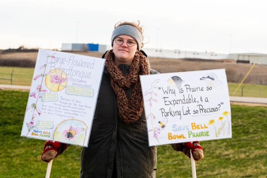 Bell Bowl prairie protester Jessie Crow Mermel