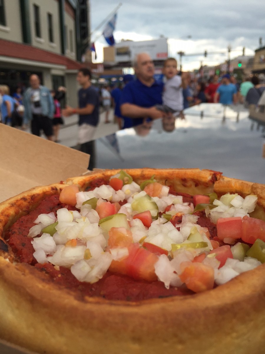 Cubs unveil new deep dish, hot dog stuff pizza that sounds amazing