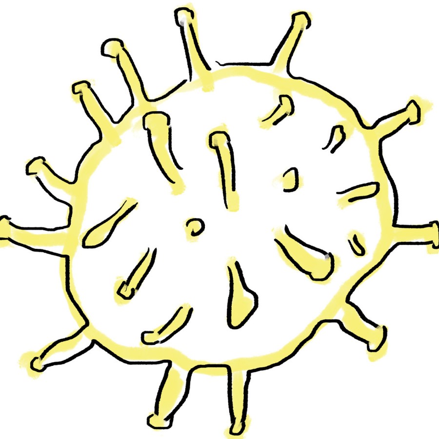 Рисунок коронавируса