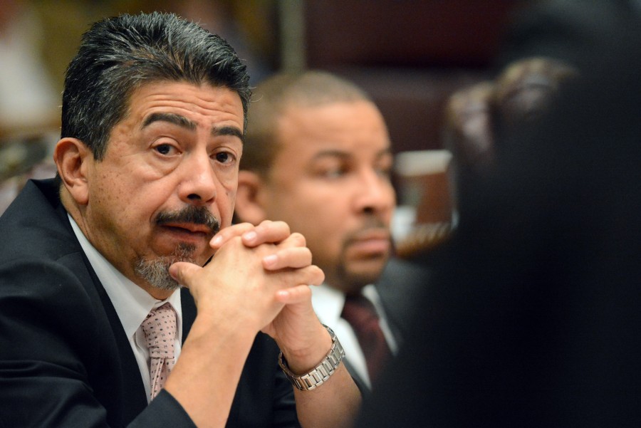 Former Ald. Daniel Solis (25th) at a 2015 Chicago City Council meeting.