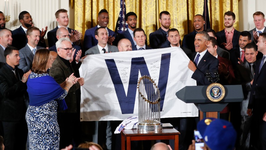 Cubs Win W Flag