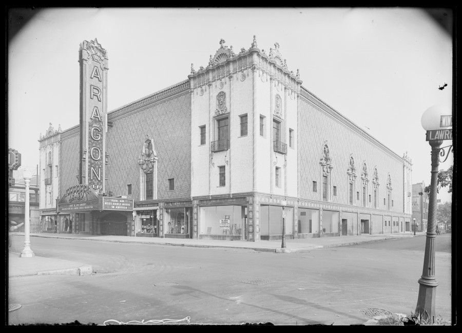 Aragon Ballroom exterior, 1926