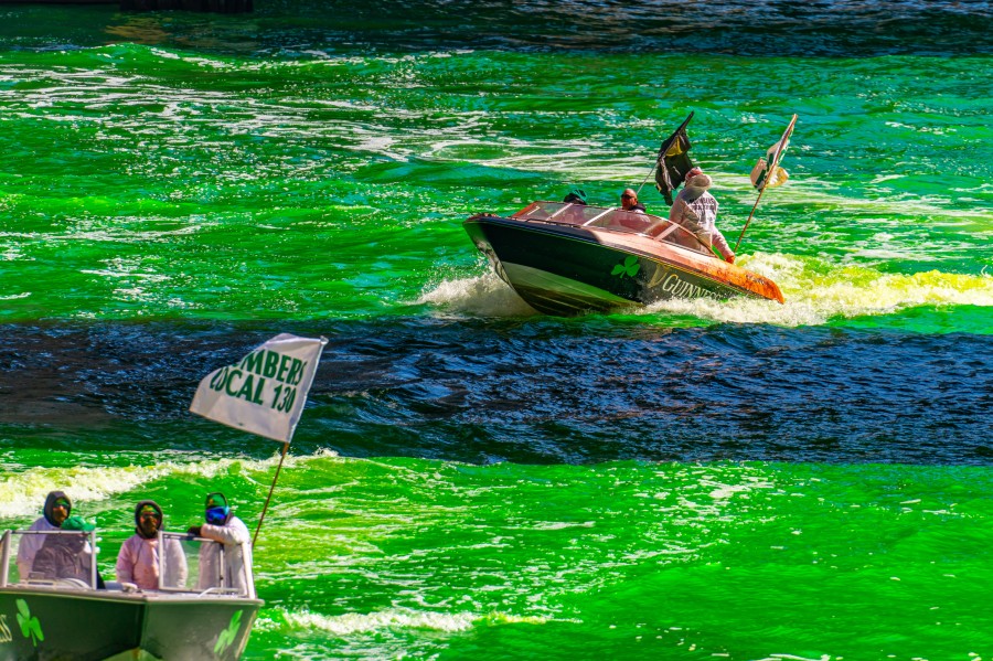 Re-Watch the Chicago River Turn Green for St. Patrick's Day 2023 – NBC  Chicago