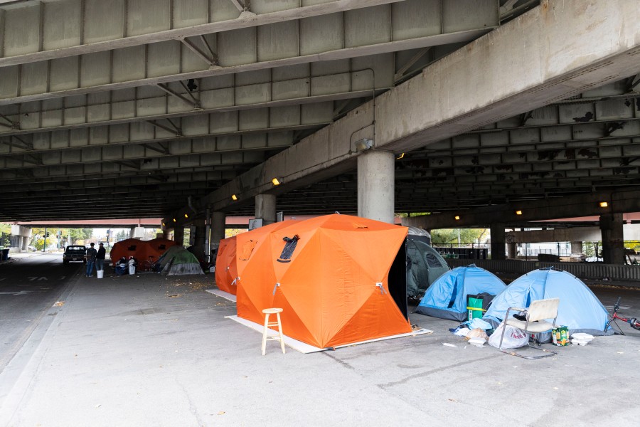 Homeless encampments in Chicago