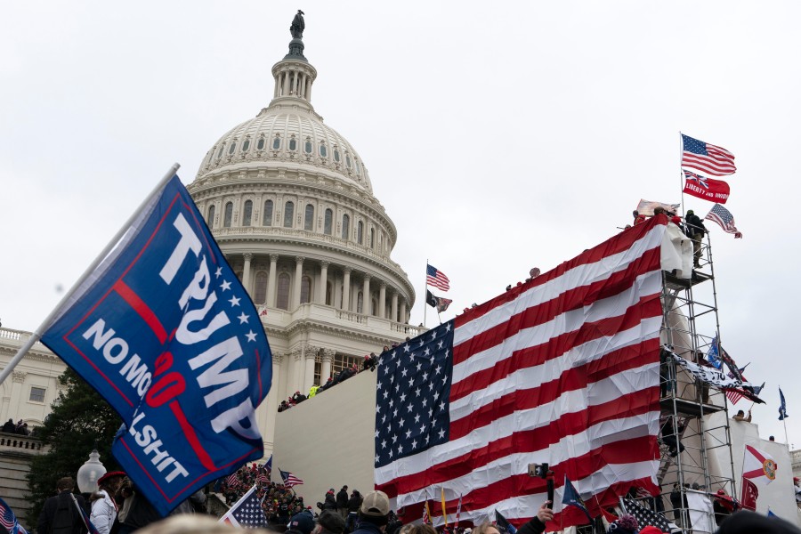 Supporters of President Donald Trump storm the U.S. Capitol