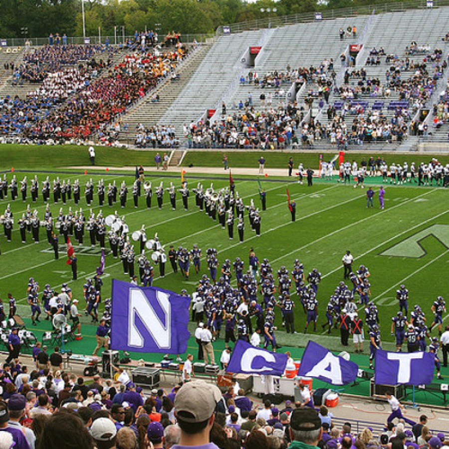 Football points. Wildcats Baseball Stadium.