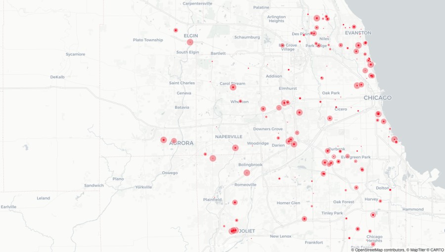 Map Illinois Nursing Home Data Show Coronavirus Impact Beyond