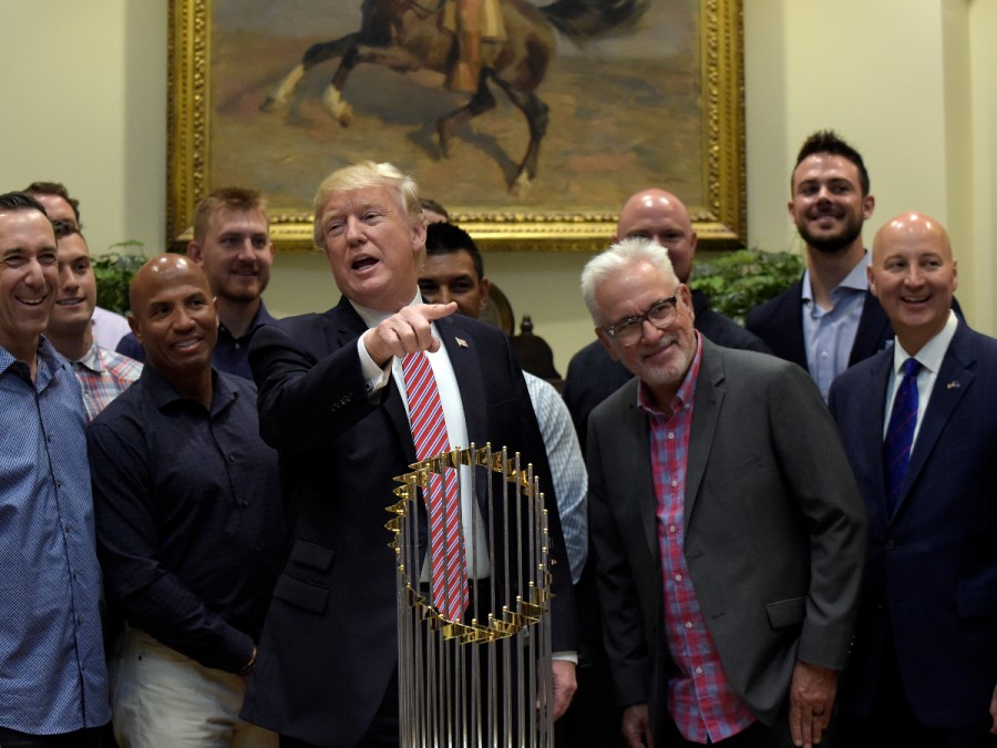 Cubs visit Trump, White House