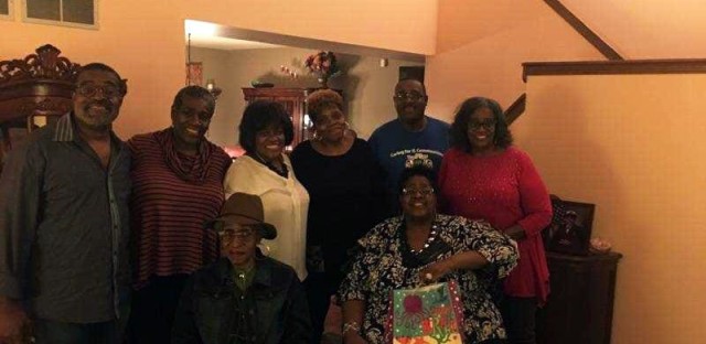 Patricia Frieson (seated on the right) celebrates her 60th birthday in 2018. Frieson, the first person to die from COVID-19 in Illinois, is remembered for her positive energy, singing, spirituality and strength.