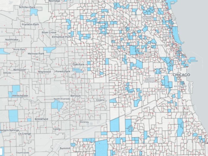 Suburban Cook County Map Updated Polling Locations For Chicago And Cook County | Wbez Chicago