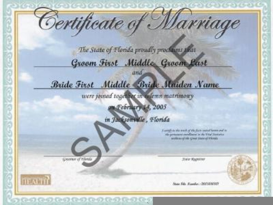 Marriage licenses
