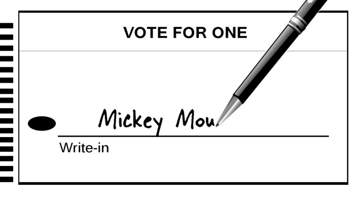 From Mickey Mouse To Oprah: What Chicagoans Write In On Election Day | WBEZ  Chicago