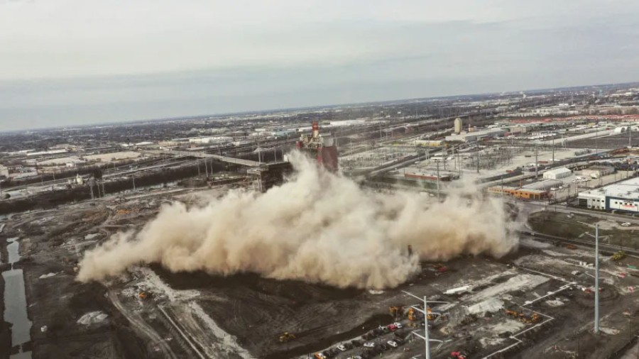 Little Village Crawford Power Plant Implosion Fallout Wbez Chicago