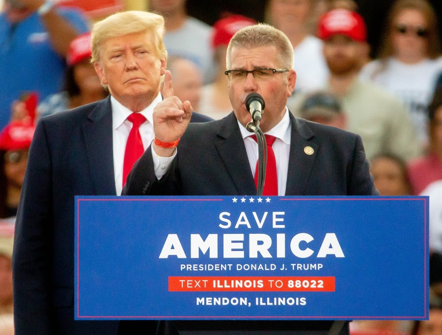 Trump endorses Darren Bailey for Illinois governor