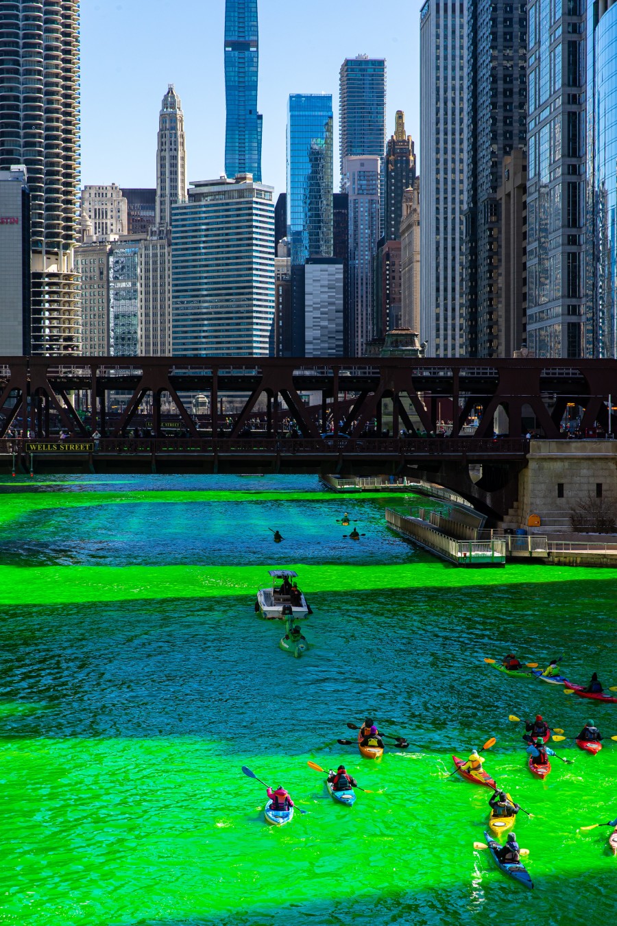 CHICAGO PLUMBERS LOCAL 130 River Dyeing Details - THE 2023 CHICAGO ST. PATRICK'S  DAY PARADE