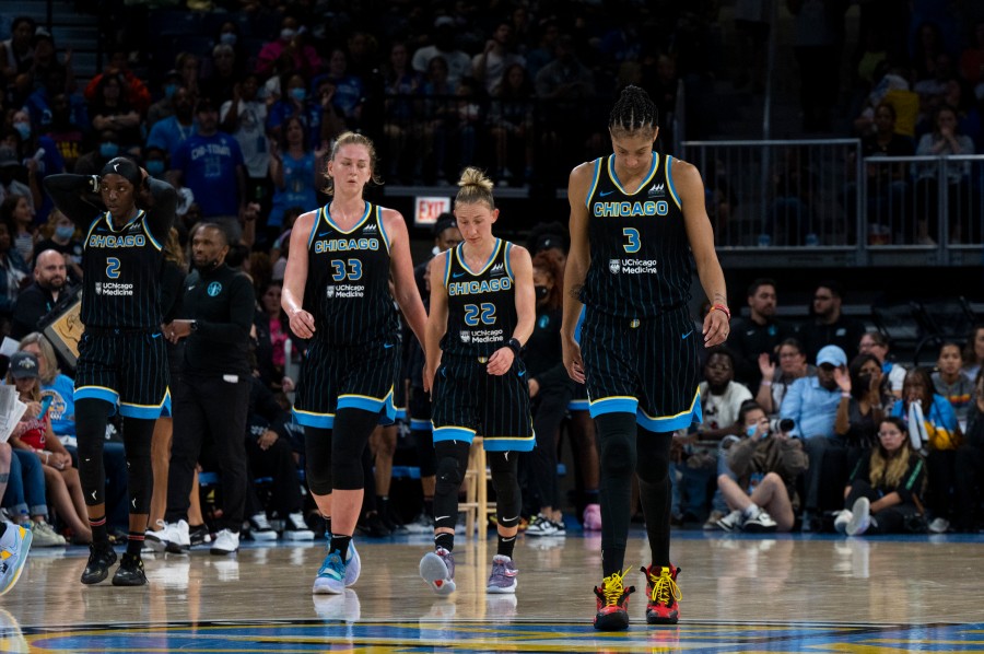 Chicago Sky still competitive after massive changes since winning 2021 WNBA  title - Newsday