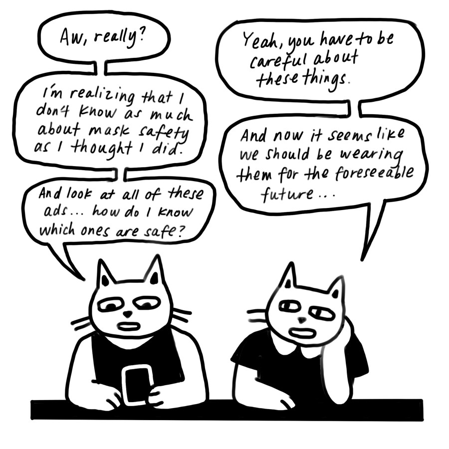 COMIC: You’re Wearing It Wrong! A Face Mask Safety Refresher | WBEZ Chicago