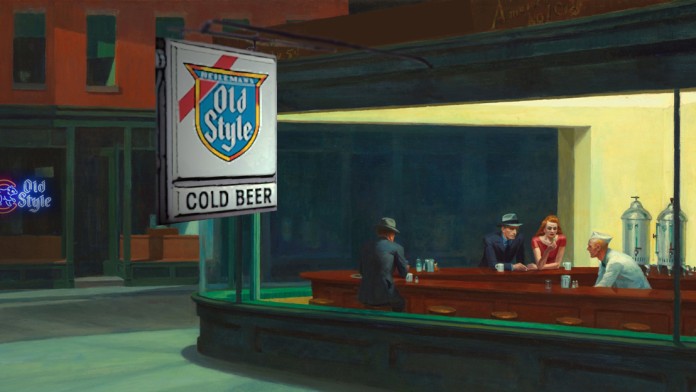 Old Style Beer Sign, Old Style Beer sign outside Czar Bar i…