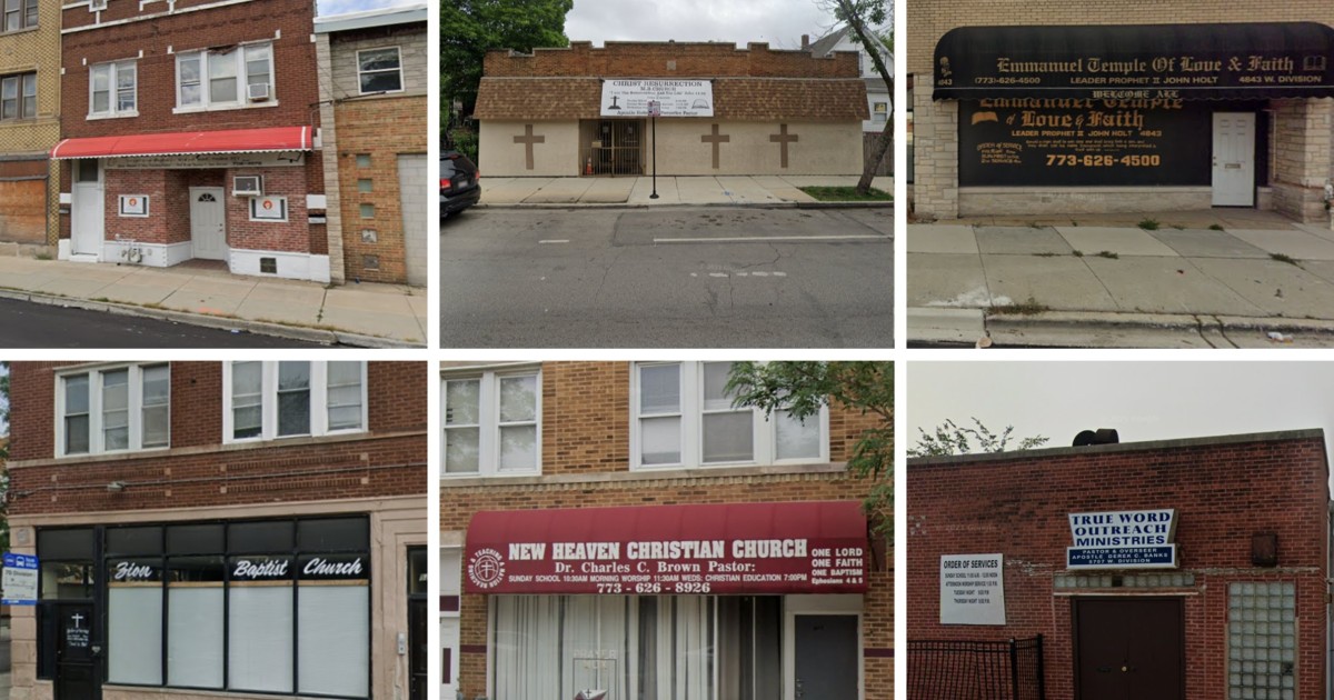 为什么芝加哥的社区中有这么多门面教堂？