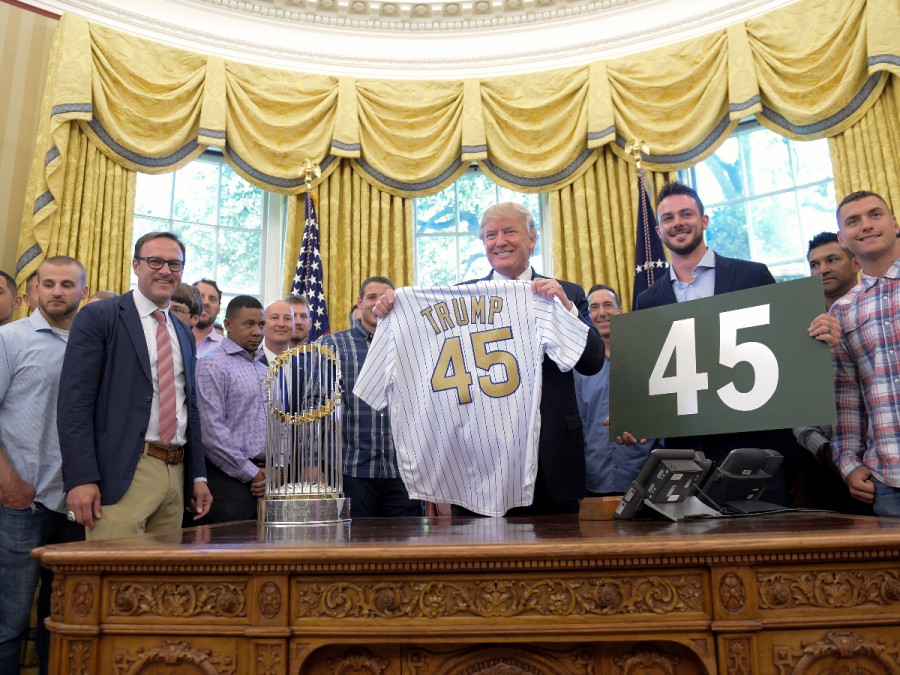 Cubs visit Trump, White House